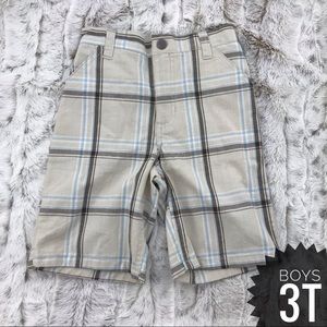 [Kenneth Cole Reaction] Boys Plaid Shorts Size 3T Boys Toddler Bottoms